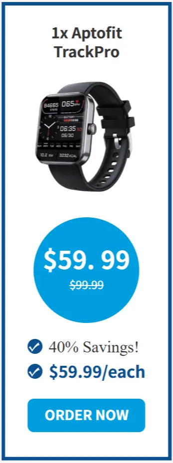 Aptofit smartwatch offer package price 
